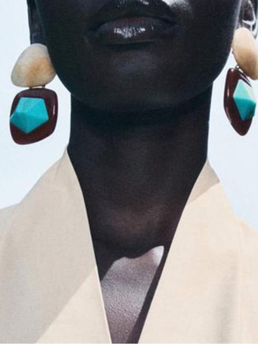 Santorini Atelier Sculptural Resin Earrings